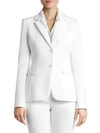 Altuzarra Fenice Two-button Jacket In Optic White
