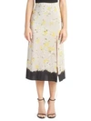 ALTUZARRA Felice Floral Silk Skirt