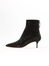 FRANCESCO RUSSO ZEBRA ANKLE BOOTIE,10723296