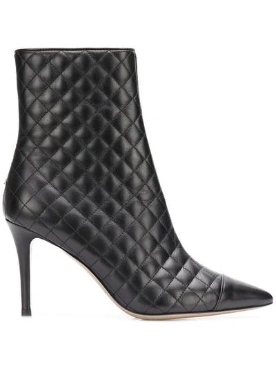 Fabio Rusconi Pointed Toe Ankle Boots - 黑色 In Black