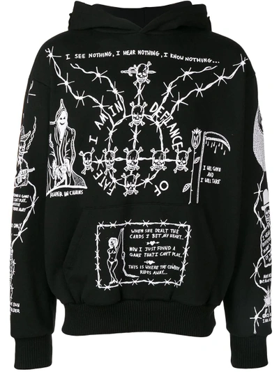 Warren Lotas Oversized Sabata Sweatshirt Hoodie In Black