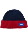 ADER ERROR KNIT PANELLED BEANIE