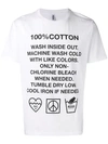 MOSCHINO UNDERWEAR LABEL PRINT T