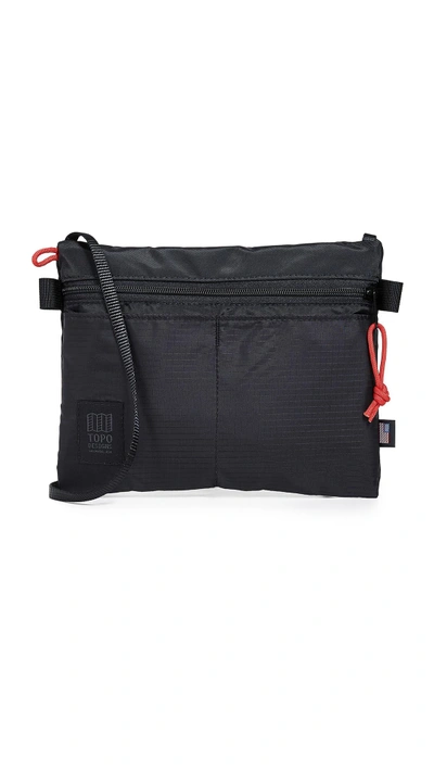 Topo Designs Accessory Shoulder Bag In Black