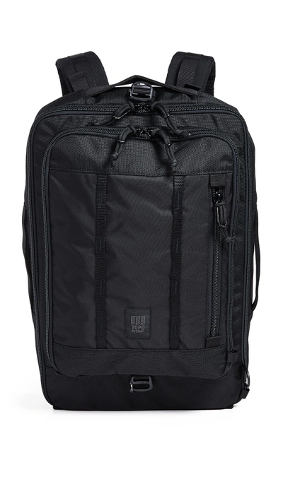 Topo Designs Travel Bag 30l In Ballistic Black