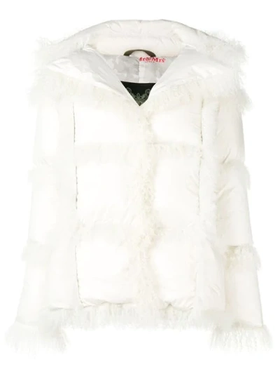 Mr & Mrs Italy Hooded Down Jacket In White