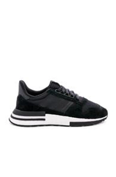 Adidas Originals Zx 500 Rm In Black & White & Black