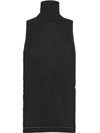 PRADA SLEEVELESS TURTLENECK SWEATER