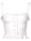 REFORMATION REFORMATION TRIXIE TOP - WHITE