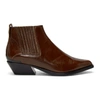 RAG & BONE RAG AND BONE BROWN LEATHER WESTIN BOOTS