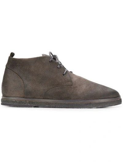 Marsèll Suede Ankle Boots In Grey