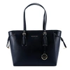 Michael Michael Kors Voyager Multi-function Top Zip Medium Leather Tote In Blue