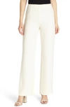 Lafayette 148 Luxe Stretch Crepe De Chine Studio Pant In Cloud