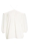 1.STATE OFF THE SHOULDER SHEER CHIFFON BLOUSE,8127037