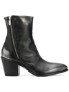 ROCCO P ROCCO P. POINTED TOE ANKLE BOOTS - BLACK