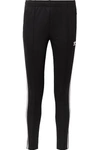 Adidas Originals Sst Striped Jersey Track Pants In Black