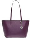 DKNY SUTTON LEATHER BRYANT MEDIUM TOTE, CREATED FOR MACY'S