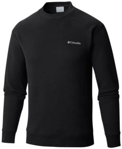Columbia Men's Hart Mountain Ii Crew Sweatshirt In Black