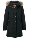 PARAJUMPERS PARAJUMPERS ANGIE HOODED PARKA COAT - BLACK
