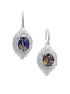 ARMENTA New World Doublet & Champagne Diamond Marquis Drop Earrings,0400097283250