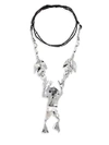 VALENTINO GARAVANI Black Onyx Frog Pendant Necklace,0400098475208