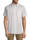 BEN SHERMAN Geometric-Print Cotton Shirt,0400098112144