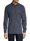 THE KOOPLES Printed Cotton Button-Down Shirt,0400098847763