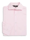 LUTWYCHE Solid Cotton Dress Shirt,0400094132145