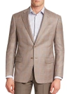 ARMANI COLLEZIONI Plaid Virgin Wool Blazer,0400090705416