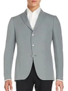 JOHN VARVATOS Austin Fit Linen & Silk Sportcoat,0400090887389