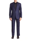 ARMANI COLLEZIONI Soft Model Pinstripe Suit,0400095788610
