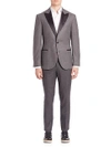 BRUNELLO CUCINELLI Wool-Silk Blend Suit,0400094217214