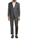 GIORGIO ARMANI Checkered Wool Suit,0400096158321