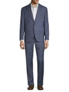 JACK VICTOR Esprit Plaid Wool Suit,0400098656111