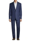 JACK VICTOR Classic Fit Classic Wool Suit,0400098655978