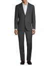 JACK VICTOR Classic Fit Esprit Classic Wool Suit,0400098656243
