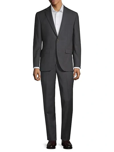 Jack Victor Classic Fit Esprit Classic Wool Suit In Dark Grey