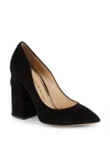 CHARLOTTE OLYMPIA Point Toe Leather Pumps,0400096223821
