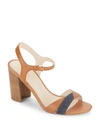 COLE HAAN Florena Leather Colorblock Sandals,0400094515935