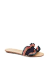 LOEFFLER RANDALL Birdie Ruffled Flat Sandals,0400098810845