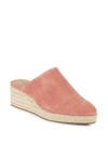 LUCKY BRAND Lidwina Suede Espadrilles Wedge Mules,0400098825310