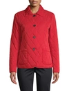 LAFAYETTE 148 Spread Collar Quilted Jacket,0400099034459
