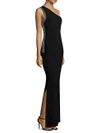 LAUNDRY BY SHELLI SEGAL One-Shoulder Beaded Gown,0400097558796