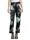 RIALTO JEAN PROJECT Vintage 501 Splatter Floral Boyfriend Jeans,0400094900853