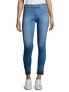 AG Farrah Raw-Hem High-Rise Ankle Skinny Jeans,0400096165734
