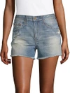 AG HIGH-RISE DENIM SHORTS,0400097809113