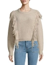 COSETTE Fringed Wool Sweater,0400097121531