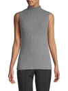 LAFAYETTE 148 Ribbed Cashmere Top,0400099034207