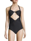 6 SHORE ROAD One-Piece Knotted Swimsuit,0400097681609