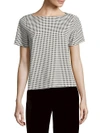 CATHERINE CATHERINE MALANDRINO Cassie Gingham-Print Crop Top,0400097349149